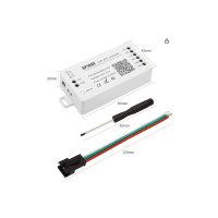 Controlador de señal SP para tiras IC/RGBIC DC5V-24V. Compatible también con DMX512