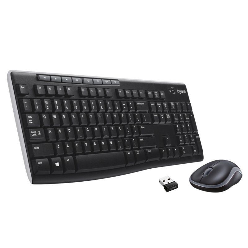 Teclado y Ratón Inalámbricos Logitech Wireless Combo MK270
