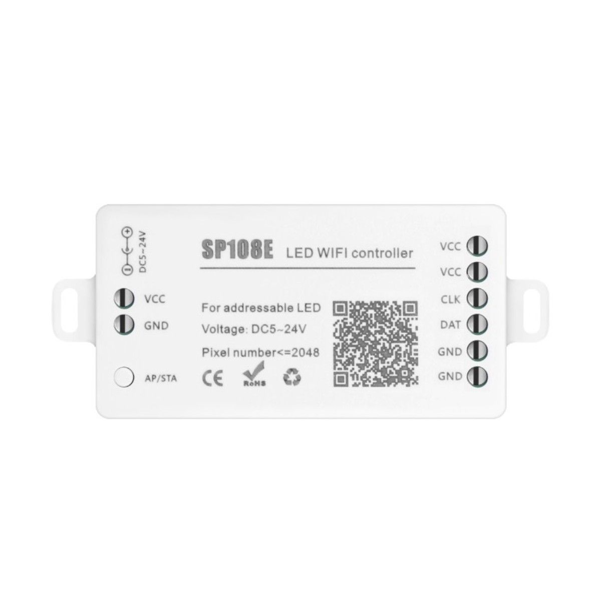 Controlador de señal SP para tiras IC/RGBIC DC5V-24V. Compatible también con DMX512 - Imagen 2