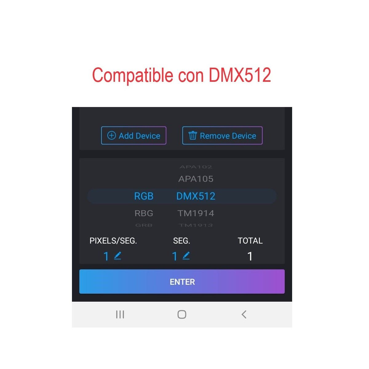 Controlador de señal SP para tiras IC/RGBIC DC5V-24V. Compatible también con DMX512 - Imagen 7