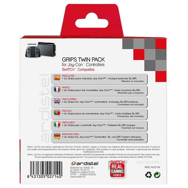 Pack 2 Grips Agarres para Mandos JOY-CON™ de SWITCH - Imagen 2