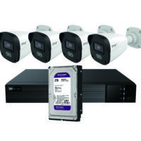 Kit CCTV IP de 4 Cámaras Bullet 4MP TVT