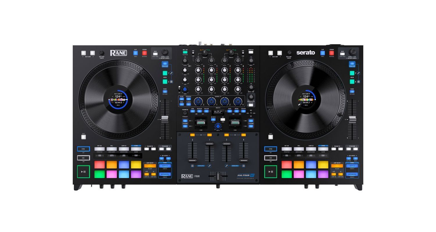 RANE FOUR Controlador DJ 4 Canales de Serato Stems DJ