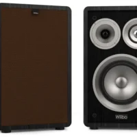 Wiibo Vintage 6 Black Altavoces Estantería 3 Vías 100W (Pareja)