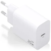 Cargador de Pared Aisens 1xUSB Tipo-C de 20W color Blanco