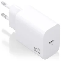 Cargador de Pared Aisens 1xUSB Tipo-C de 30W color Blanco