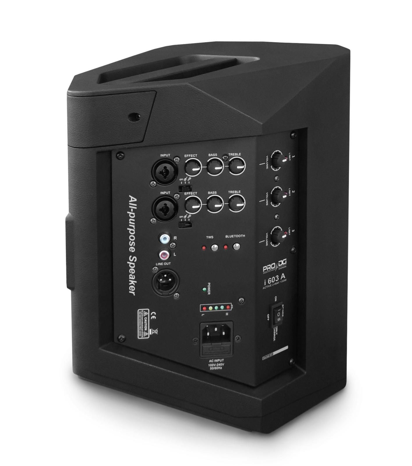 Altavoz portátil con batería PRO-DG Systems i603 A - Imagen 4
