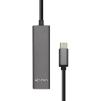 Hub USB Tipo-C Aisens 4xUSB Tipo-A