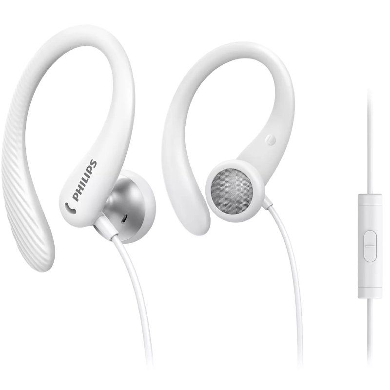 Auriculares Deportivos Philips TAA1105 con Micrófono y conexion jack 3,5mm