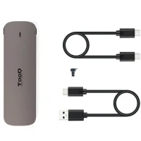 Caja Externa para Disco SSD M.2 NGFF USB 3.1 Gen2 sin tornillos