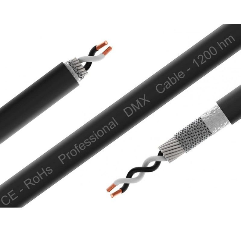 Audibax Pro BPD100 Black Bobina Cable DMX 100 Metros - Imagen 3