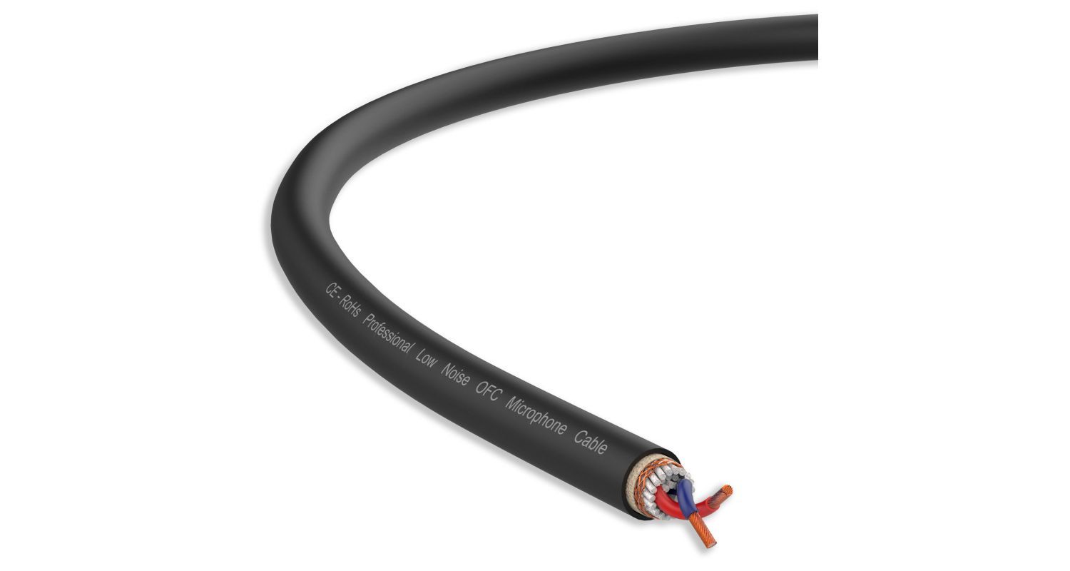 Bobina Cable Micrófono Balanceado 100 Metros Audibax