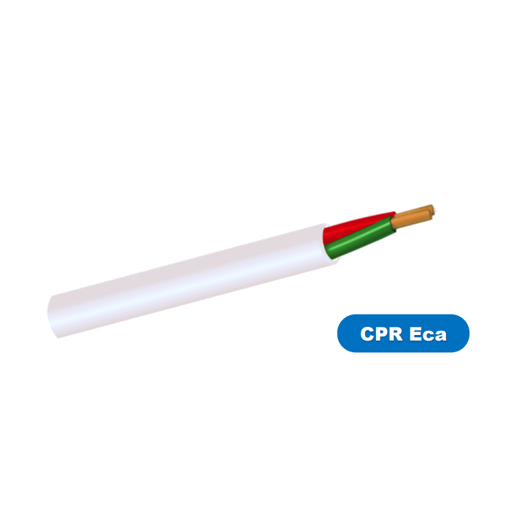 Cable de vídeo portero CC-CCTV-2x0,5mm2 100 Ohmios