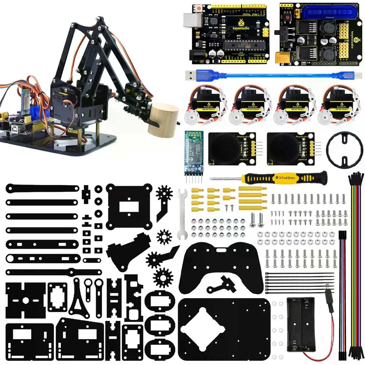 Kit de brazo robótico 4DOF para Arduino - Imagen 2