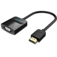 Conversor Vention HDMI Macho - VGA Hembra con Jack 3.5 Hembra