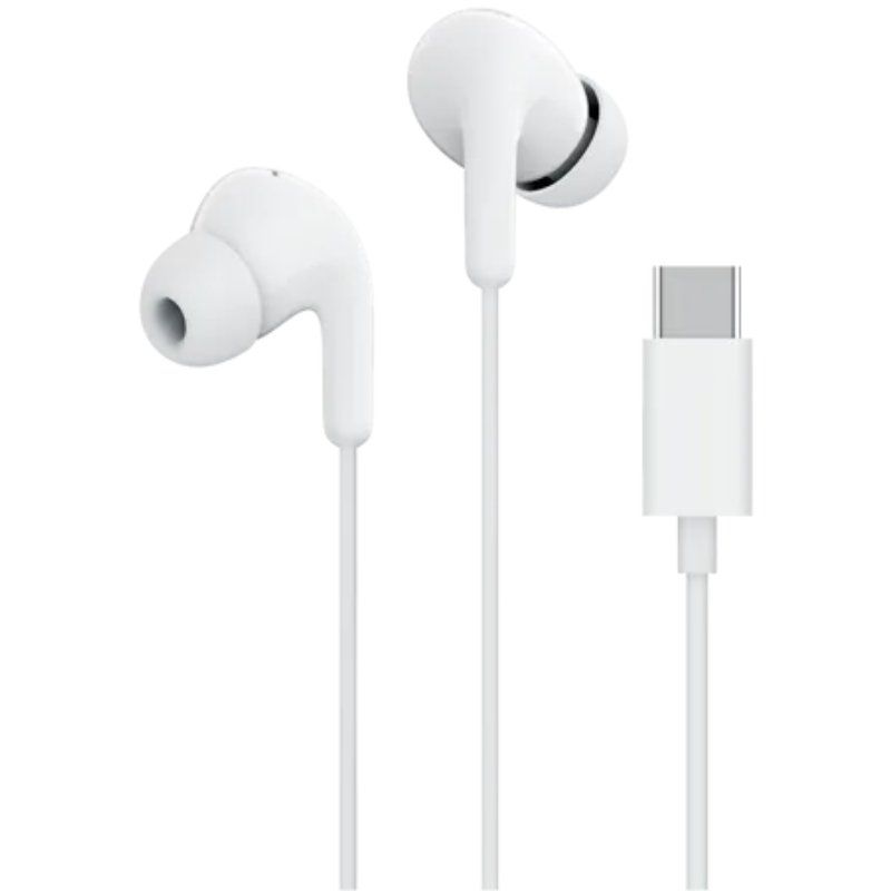 Auriculares Intrauditivos Xiaomi Earphones Tipo-C con Micrófono, Blancos