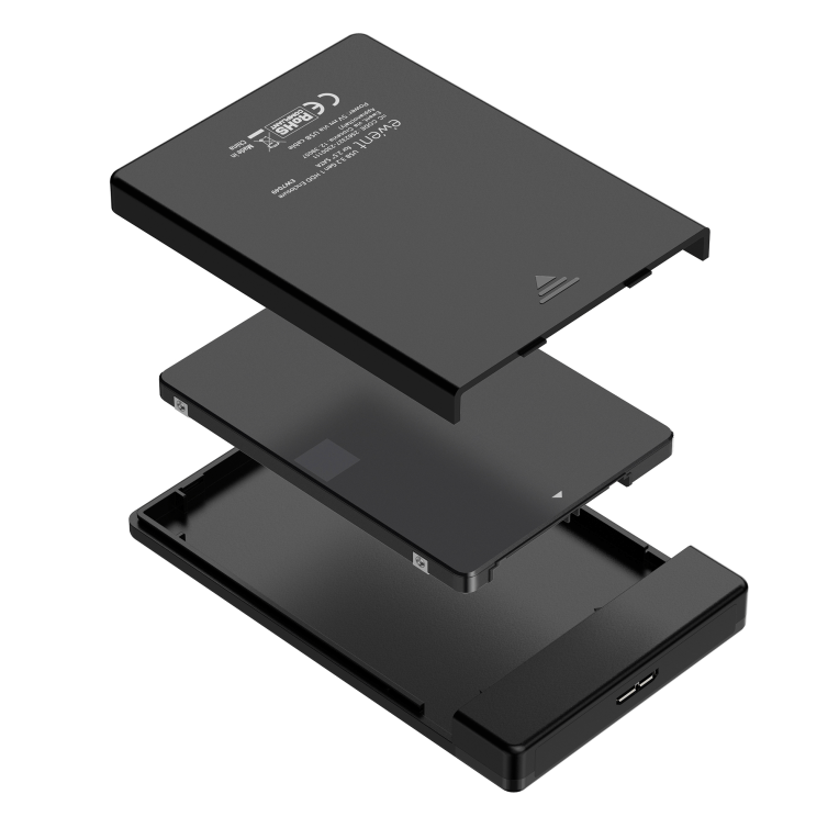 Caja Externa para Disco Duro de 2.5 USB 3.2 Gen1 sin tornillos - Imagen 2