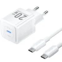 Cargador de pared USB-C (20W) con cable USB-C