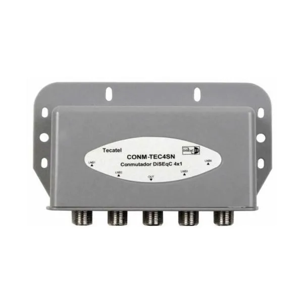 Conmutador Tecatel DiSEqC 2.0 de 4 Entradas