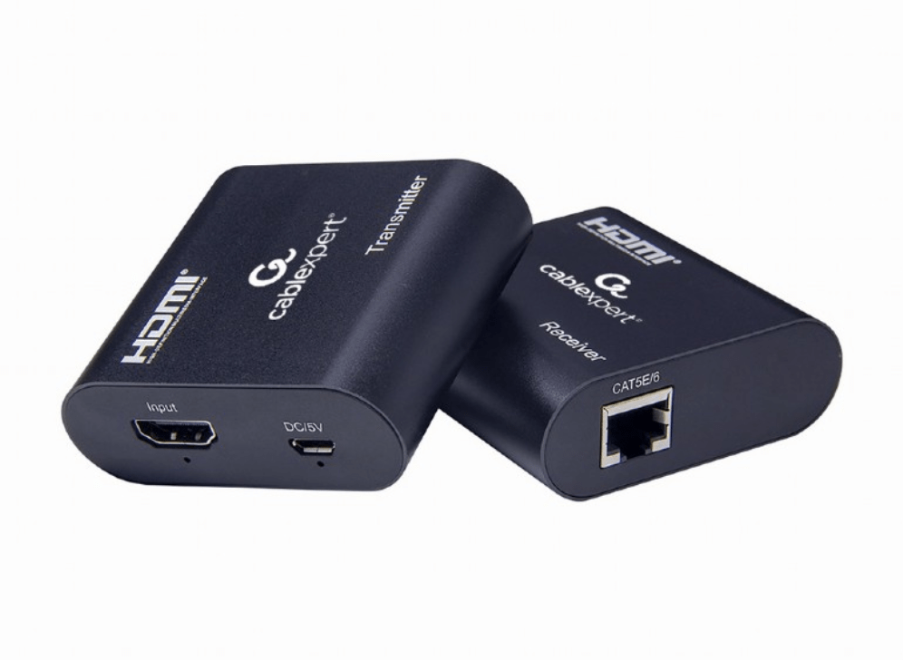 Extensor HDMI por cable de CAT6 hasta 60m Gembird