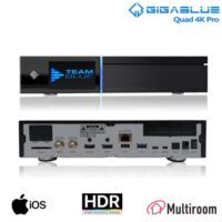 Receptor satélite Linux E2 GigaBlue UHD Quad 4K Pro