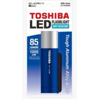 Linterna Toshiba KFL-403M con 85 Lúmenes, alimentación con 3 pilas AAA y color Azul