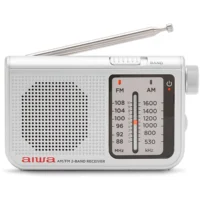 Rádio portátil AIWA alta sensiblidad, con altavoz, auriculares y funcionamiento a pilas
