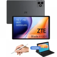 Tablet ZTE Tab Blade X1001W 10,1" con 4GB de RAM y128GB de almacenamiento. Incluye funda con teclado y stylus.