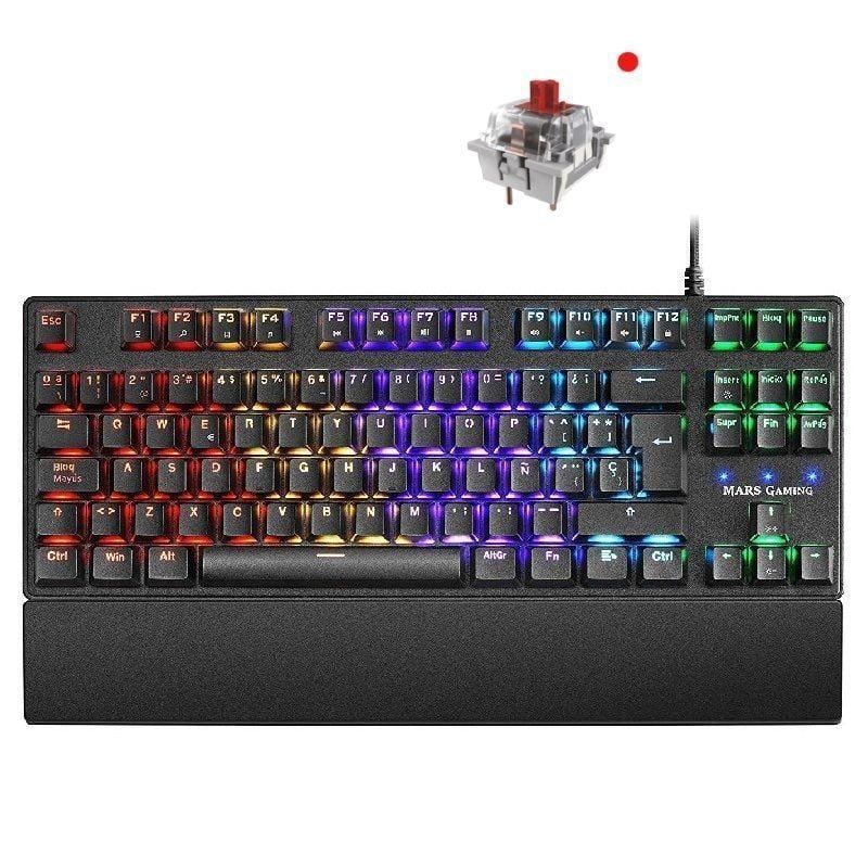 Teclado Gaming Mecánico Mars Gaming MKXTKLRES
