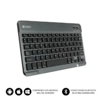 Teclado Compacto Inalámbrico por Bluetooth Subblim Smart/Gris