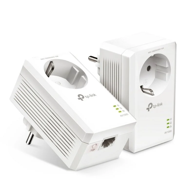 Kit TL-PA7017 Extensor Powerline AV1000 con enchufe incorporado