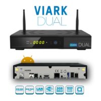 Viark Dual, Receptor satélite UHD 4K con Android, TDT y Cable