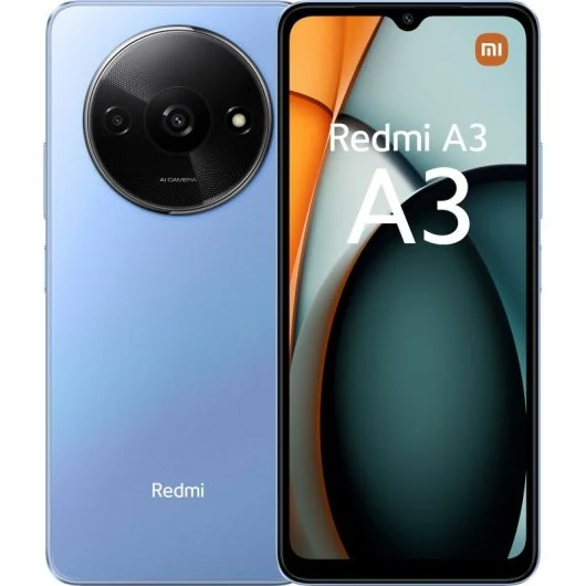 Xiaomi Redmi A3 4GB de RAM y 128GB de almacenamiento, Azul
