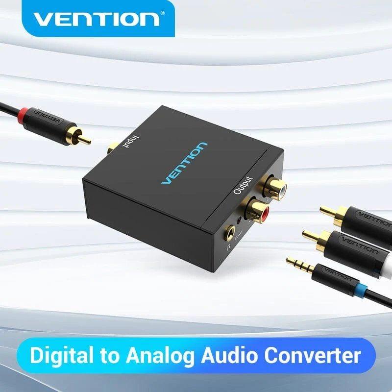 Convertidor de Audio Vention BDFB0-EU, entrada Toslink y RCA, salida 2xRCA - Imagen 2