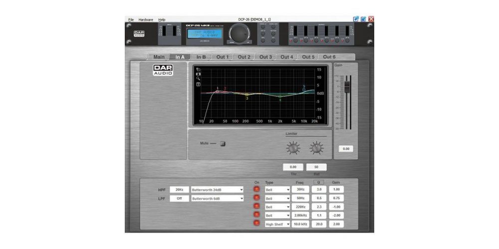 Procesador DAP Audio DCP-26 MKII - Imagen 3