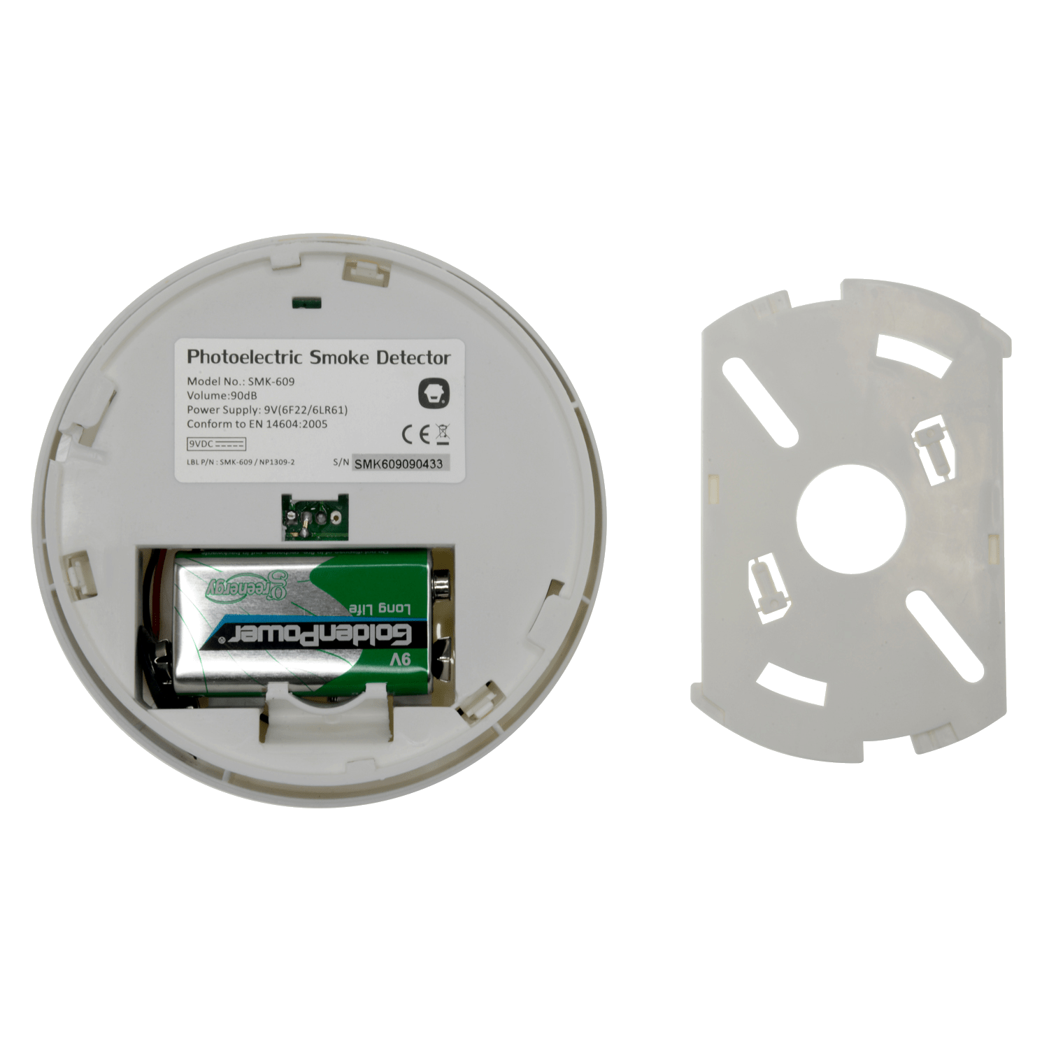Detector de humos con sirena SMK-500 - Imagen 3
