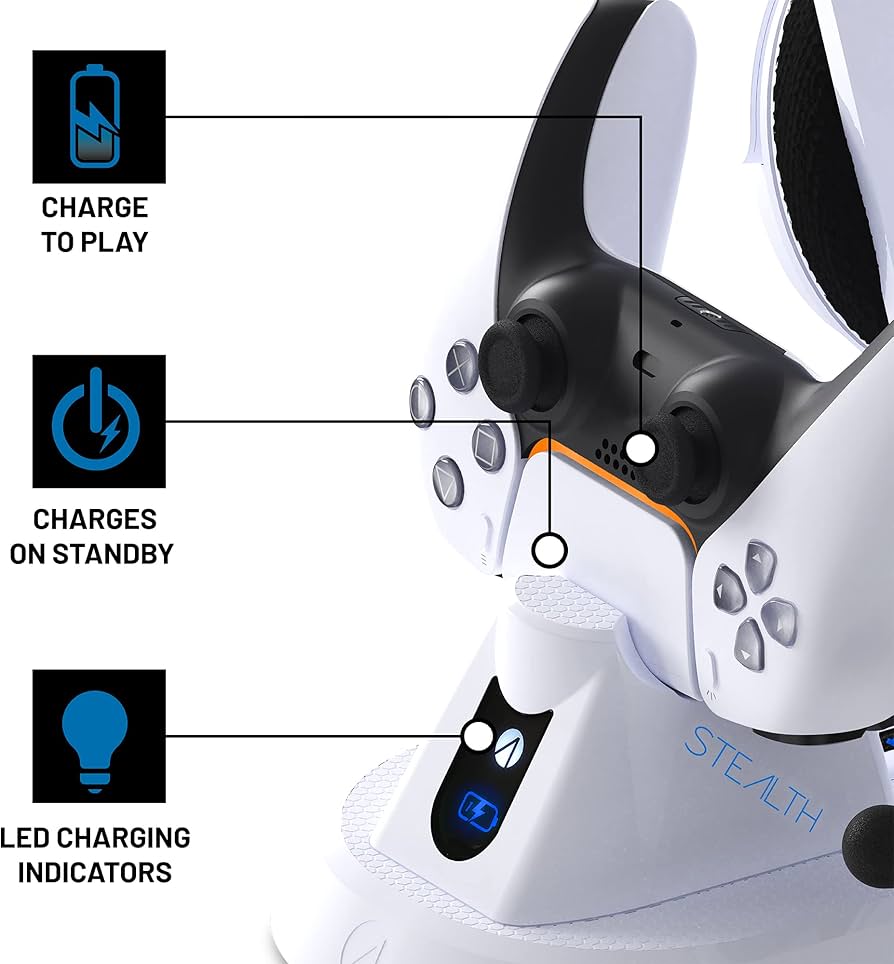 Auriculares Gaming con estación de carga Stealth SP-C160V para PS5 - Imagen 3