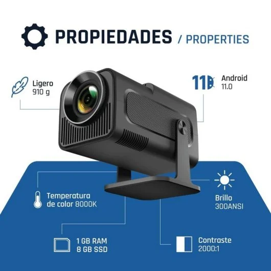 Pack proyector iggual MP1080 + pantalla 120" - Imagen 2