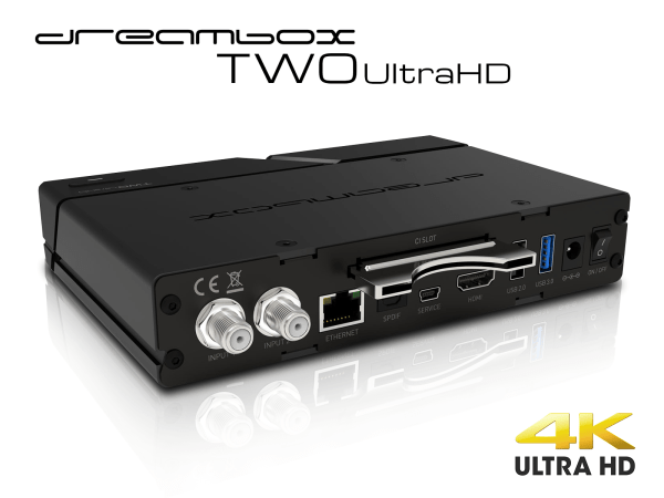 Dreambox Two Ultra HD 2x DVB-S2X 4K - Imagen 2