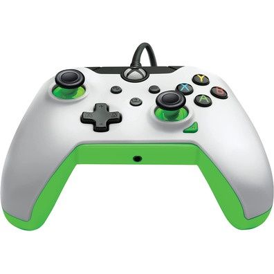 Mando PDP Wired Neon White Xbox y PC + 1 Mes Gamepass - Imagen 3