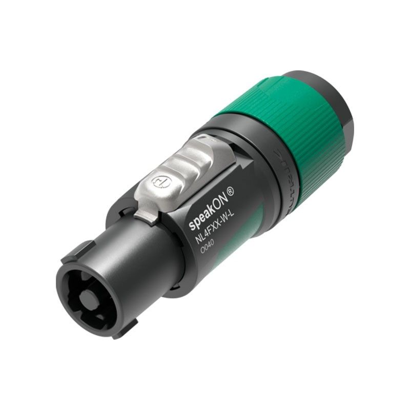 Conector speakon aereo de 4 polos Neutrik para cables de 10 mm a 16 mm