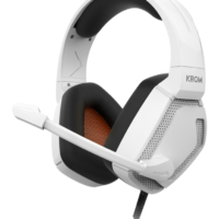 Auriculares Gaming con Micrófono Krom Kopa Pro, blancos