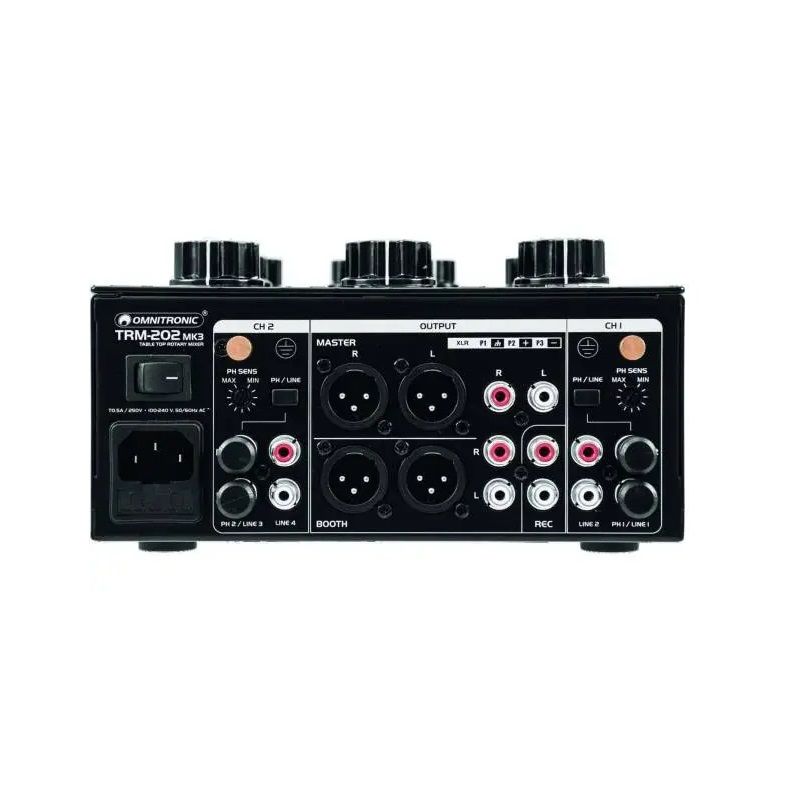 Omnitronic TRM-202MK3 Mezclador DJ 2 Canales - Imagen 2
