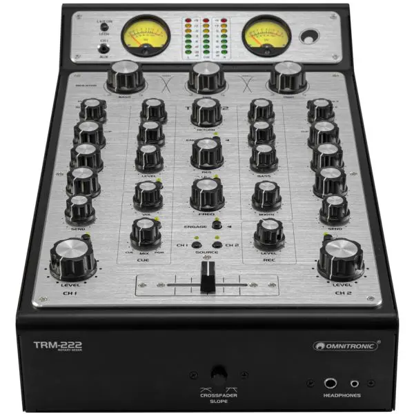 Omnitronic TRM-222 Mezclador DJ 2 Canales - Imagen 2