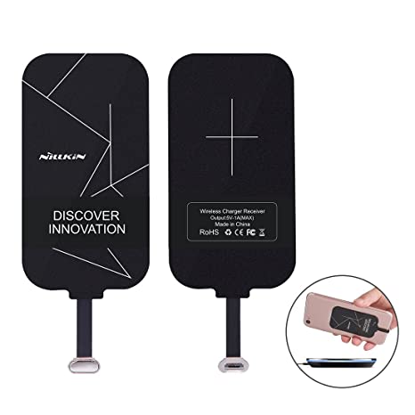 Adaptador carga inalámbrica micro USB (estrecho hacia arriba)