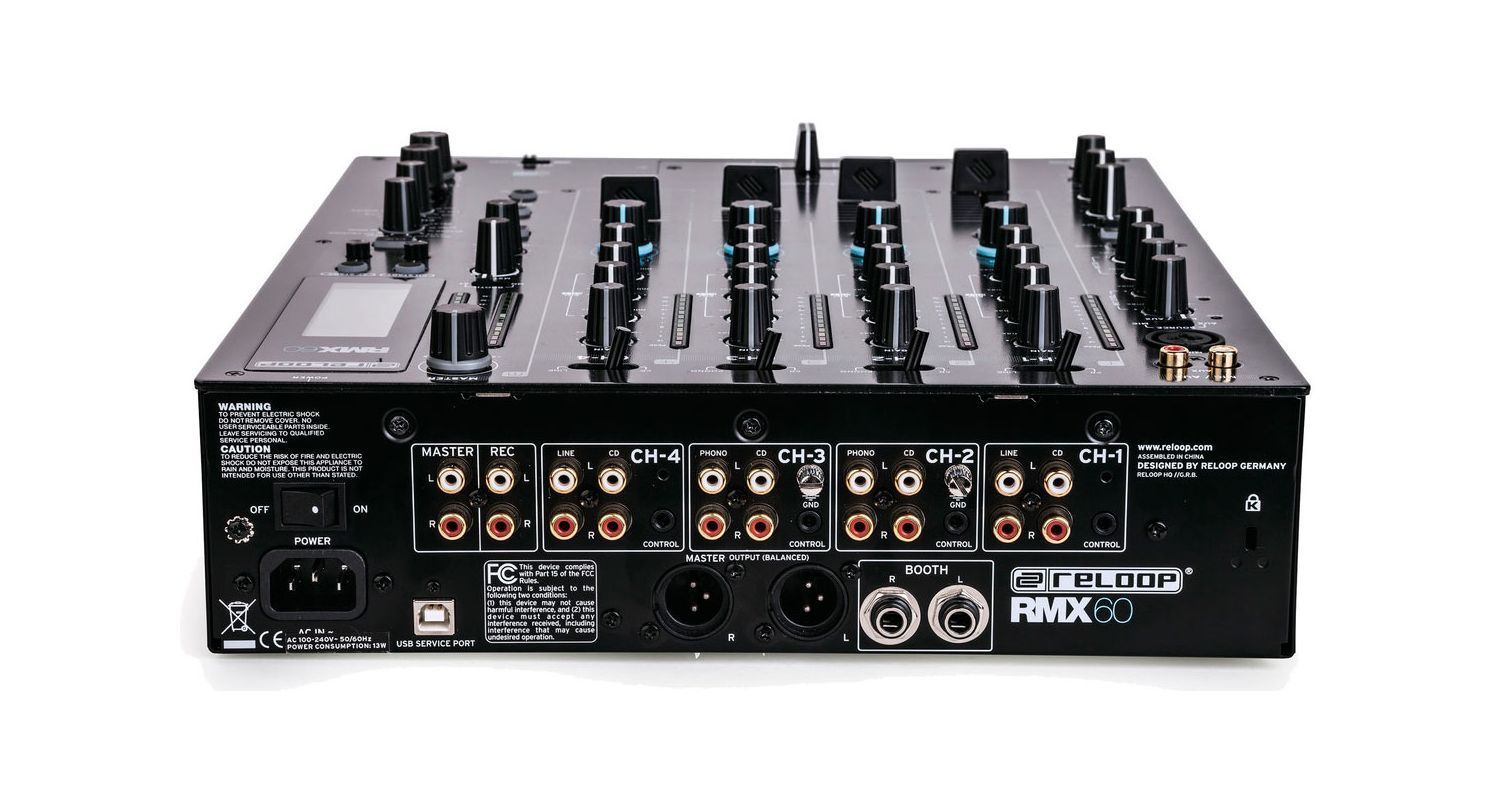 Reloop RMX-60 Mesa Mezclas Club 4+1 canales - Imagen 3