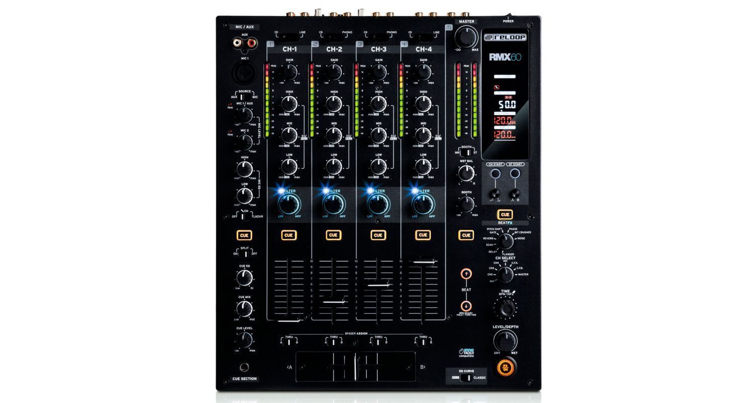 Reloop RMX-60 Mesa Mezclas Club 4+1 canales