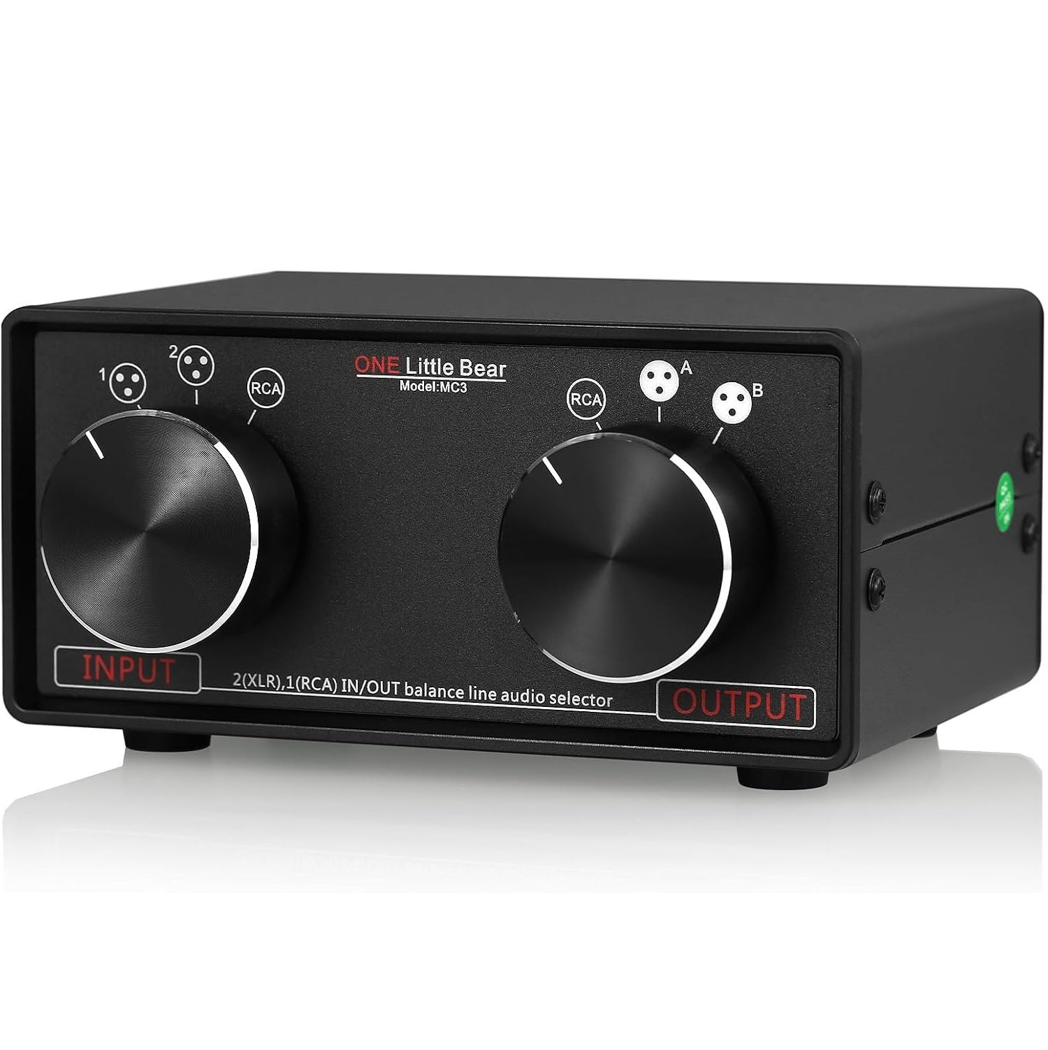 Selector y/o distribuidor de audio balanceado