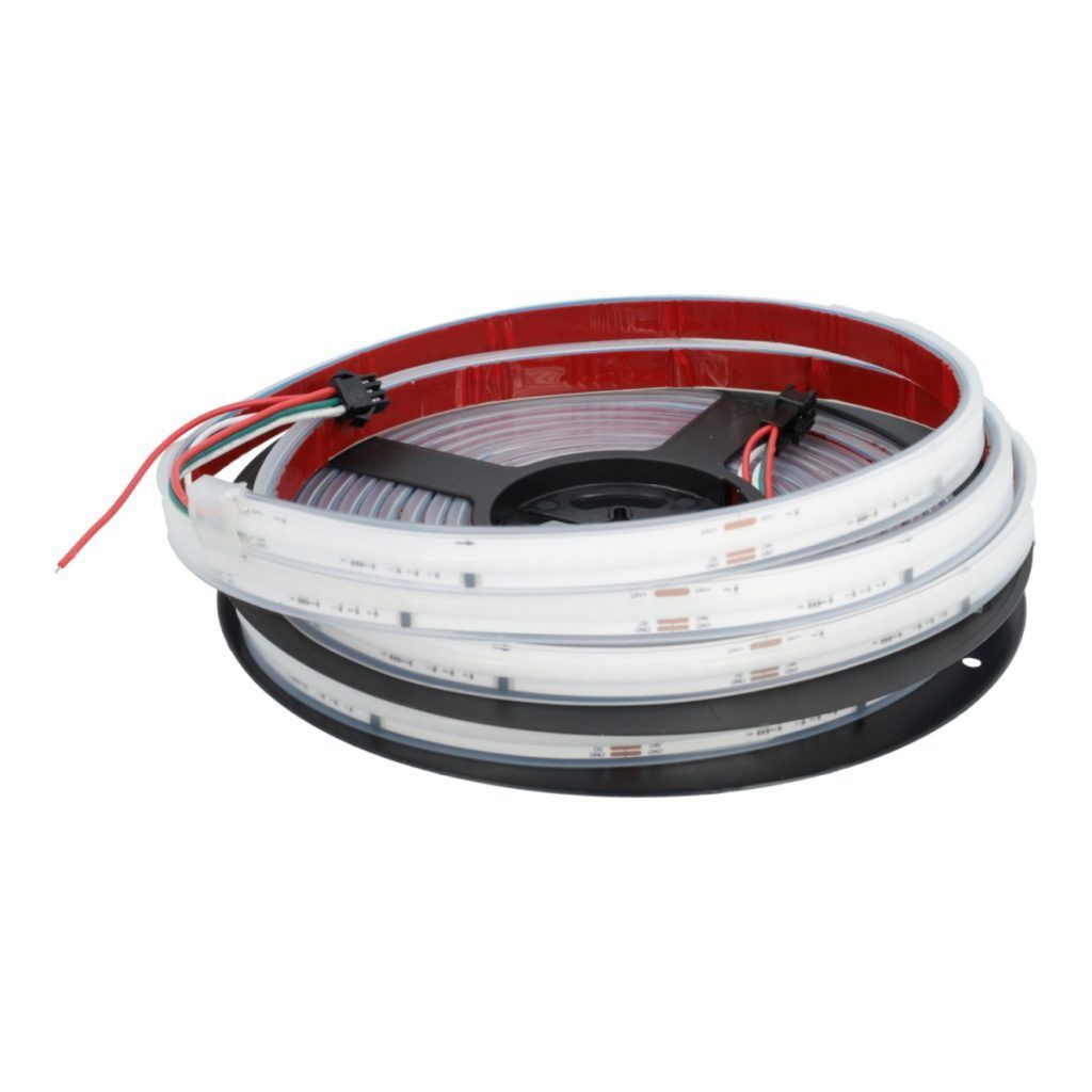 Tira led COB 24V RGBIC Pixel Direccionable. 720 led/metro. 5 metros. 14 ...