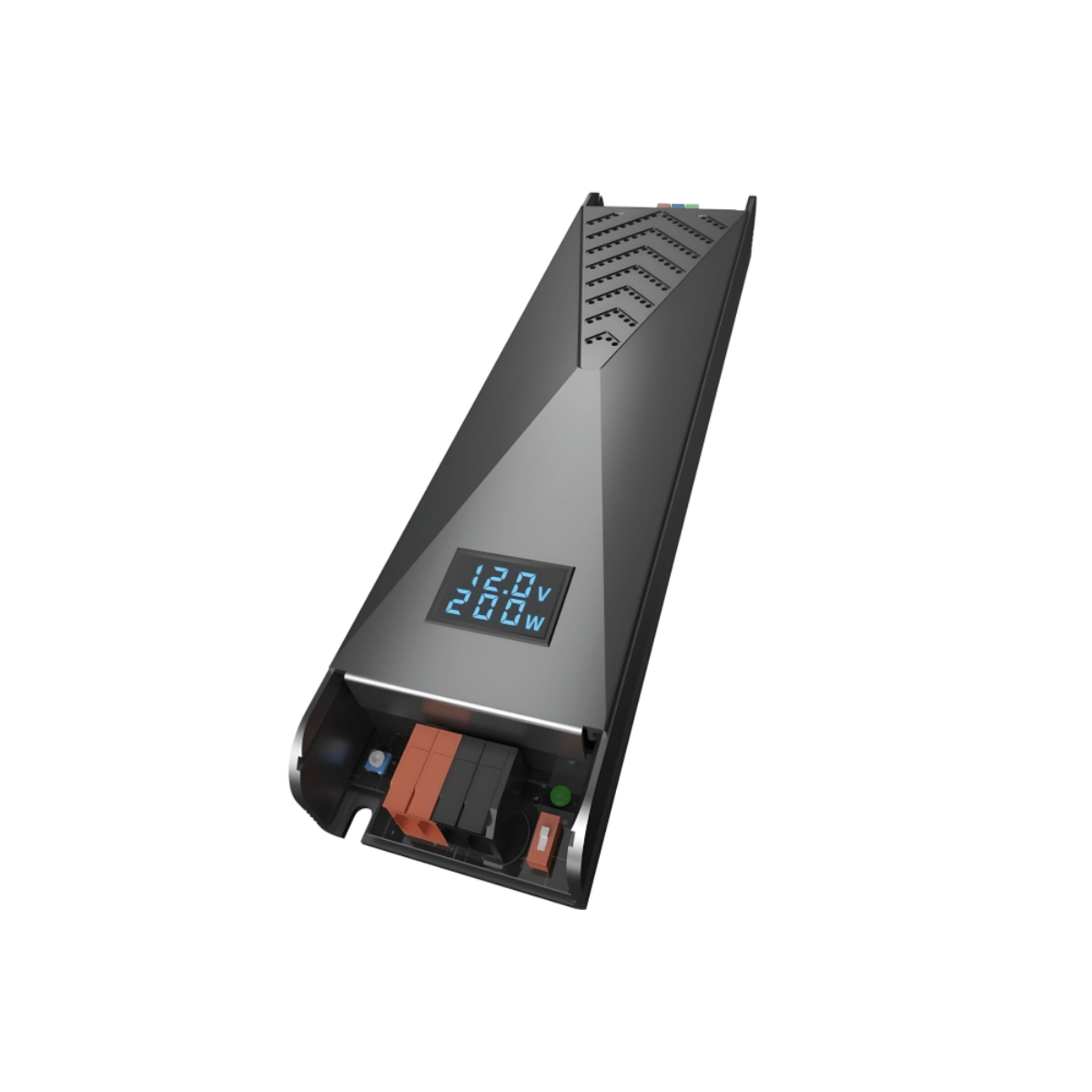 Transformador 12VDC 16.6A 200W de interior IP20 con Display